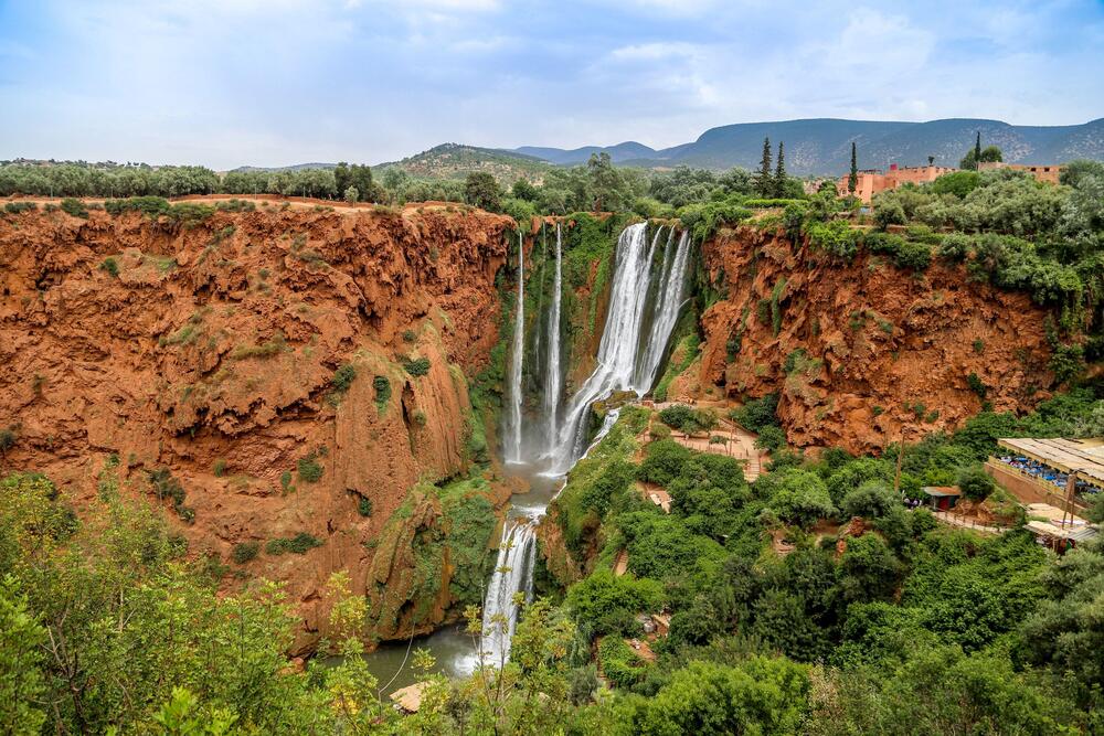 Excursion d’une journée au départ de Marrakech aux chutes d’Ouzoud