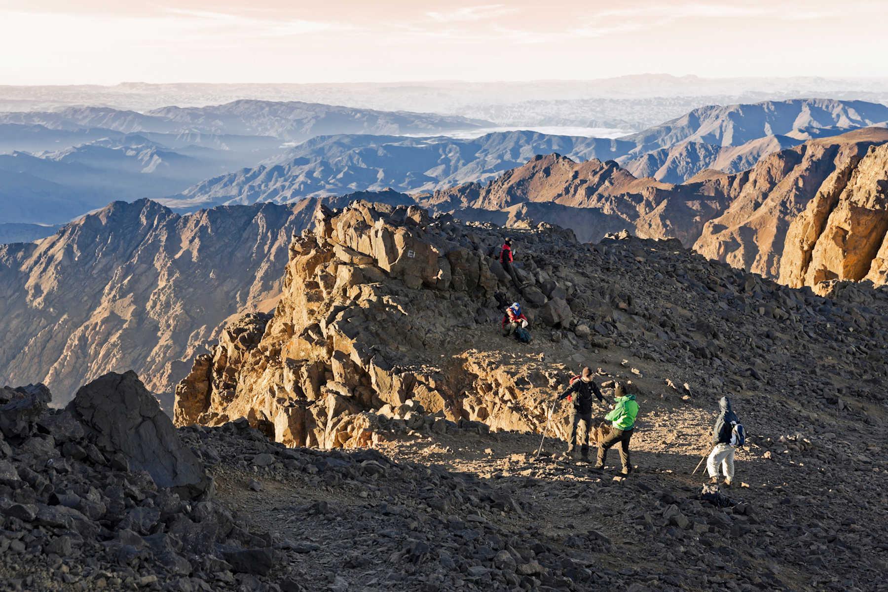 Marrakech - Imlil (1700m) - Refuge du Toubkal (3000m)
